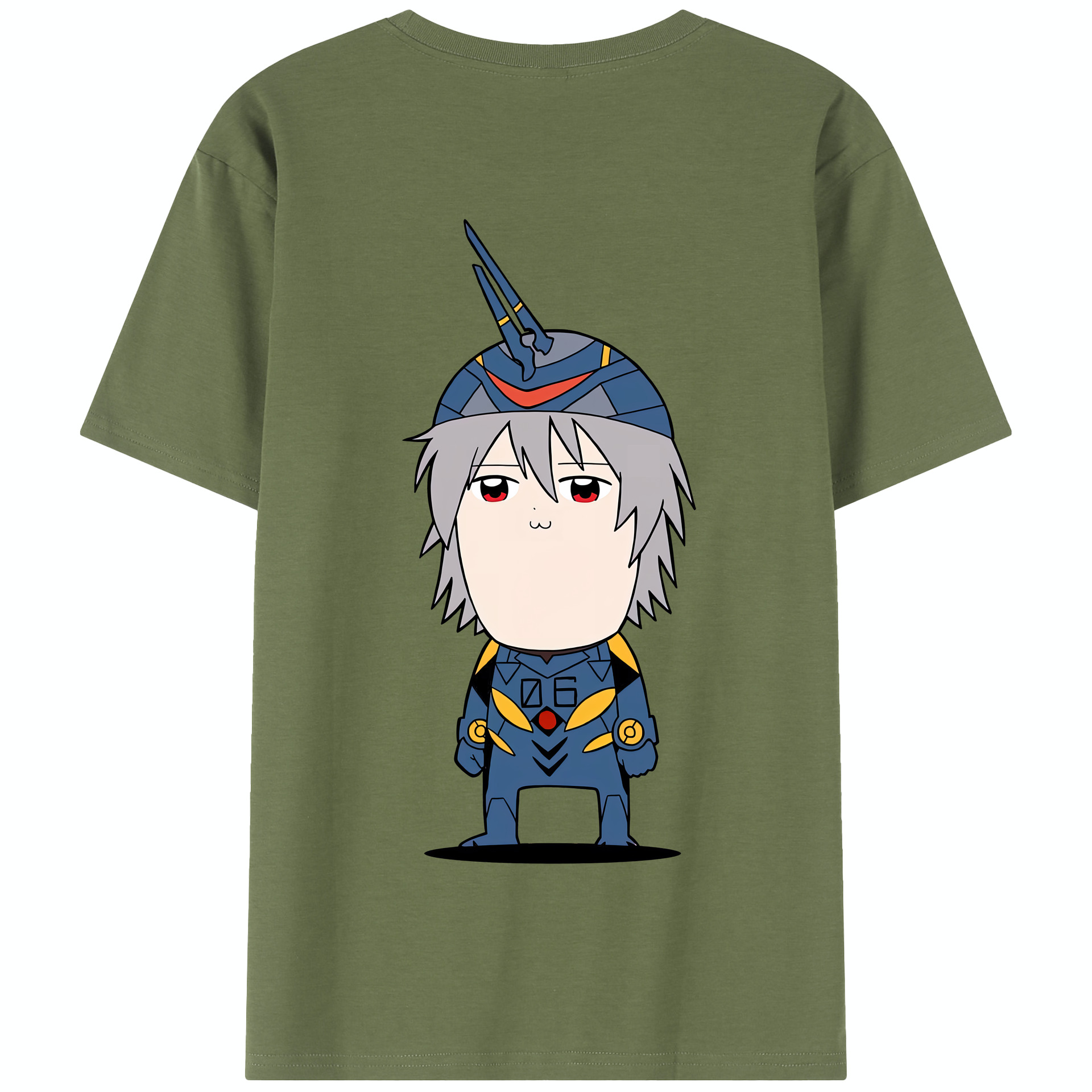 （画像用） EVA 新世紀エヴァンゲリオン 綿100％半袖Tシャツ（背面プリント）